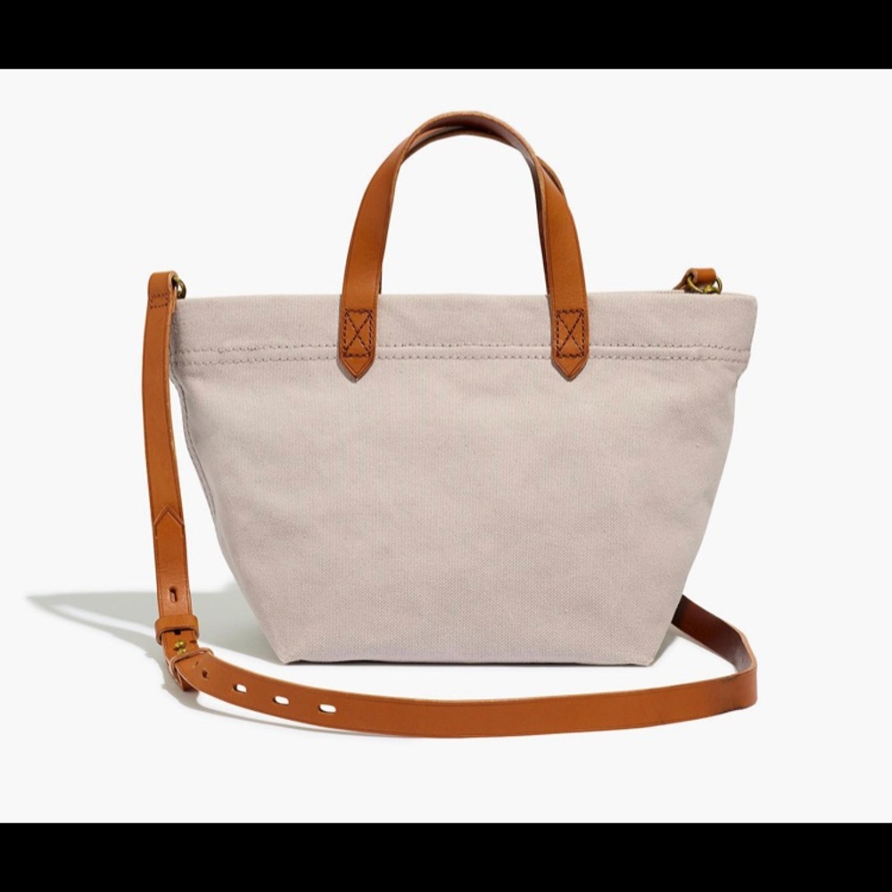 Madewell Canvas ZipTop Transport Crossbody Small